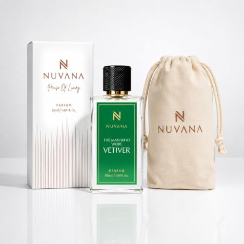 Image of The Man Who Wore Vetiver Perfume 50ml for Men | Fresh Grapefruit Vetiver Woody Fragrance | Long Lasting Luxury Perfume Spray | Premium Earthy Aromatic Scent for Office, Daily Wear & Special Occasions