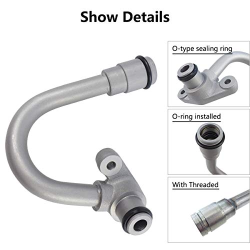Image of HPOP Discharge Tube Fit for Ford 6.0 L F-250 F350 F450 F-550 Super Duty | Replace 3C3Z-9T288-AA, Fits for Ford Excursion 2003-2004, High Pressure Oil Pump