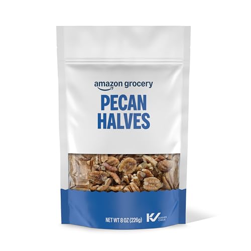 Amazon Grocery, Pecan Halves, 8 Oz (Previously Happy Belly, Packaging May Vary)