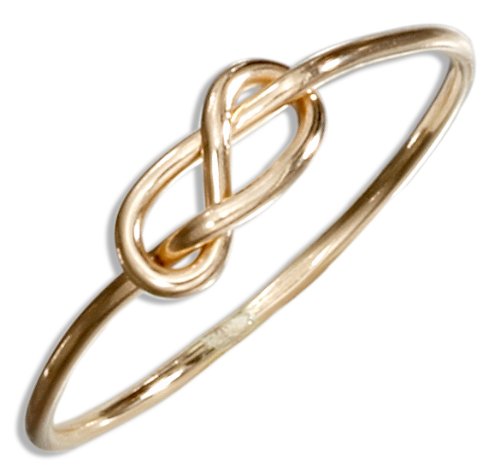 12 Karat Gold Filled Wire Infinity Knot Ring