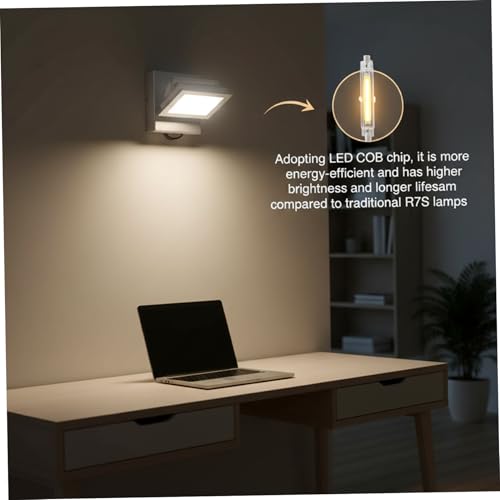 Ampoule LED R7S 118mm variable avec diffusion complète à 360 degrés pour éclairage uniforme