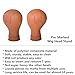 COMMGOAL Mannequin Head for Wigs with Guide Lines, Pre-Marked Wig Head for Wig Making and Styling, Suitable for Almost All Wig Stands, Sturdy for 10 Years, 22 Inch, Brown