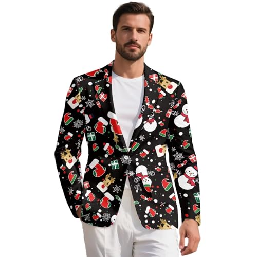 Mens Casual Blazer Sport Coat Summer Fashion Gentleman Lightweight One Button Business Suit Jackets