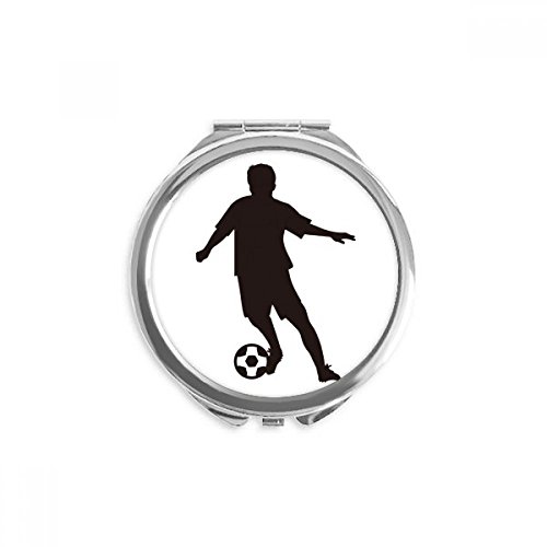 Miroir de poche football cadeau idéal pour supportrice et passionnée de sport