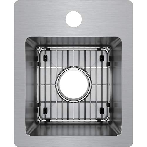 Big Sale Elkay Crosstown ECTSR13169TBG1 Single Bowl Dual Mount Stainless Steel Bar Sink Kit