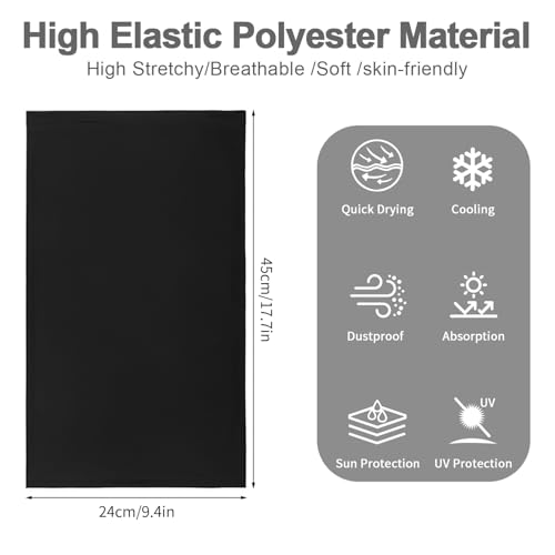 4 Pcs Neck Gaiter Cooling Face Mask Wind-proof Scarf Bandana for Men Women2