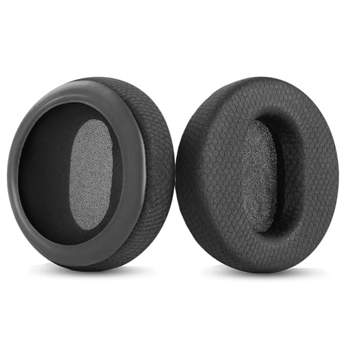 Almohadillas de repuesto compatibles con Sennheiser HD 430 HD430 HD-430, tela negra miniatura 6