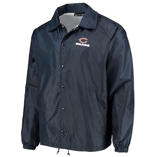 Image of Men's Royal Buffalo Bills Coaches Classic Raglan Full-Snap Windbreaker Jacket