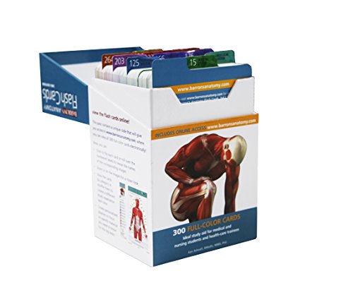 Anatomy Flash Cards (Barron's Test Prep) #TOP1