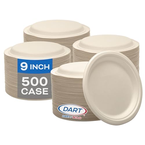 Dart ProPlanet Compostable Fiber Dinnerware Plate (500)