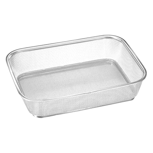 Colador multifuncional de acero inoxidable para frutas y verduras