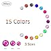Brillantes Para Decorar Diamantes Autoadhesivas, 900 Piezas 3mm 4mm 5mm para Joyas...