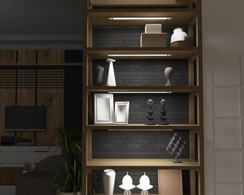 Image of AHUJA INTERNATIONAL LED Profile Light Under Cabinet Lighting Counter Lighting Wardrobe, Kitchen, Closet Light Lighting Ultra Slim (Warm White) (2FT)
