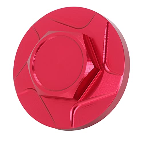 Bouchon de vidange d'huile moteur à vis en alliage d'aluminium CNC de rechange pour Honda CRF230F 2003-2009/2012-2017/2019 CRF150F 2003-2005 XL125S 1985 CB125S 1984-1985 - Rouge Cover