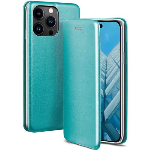 Étui rabattable iPhone 14 Pro Max ONEFLOW bleu menthe idéal pour voyager léger