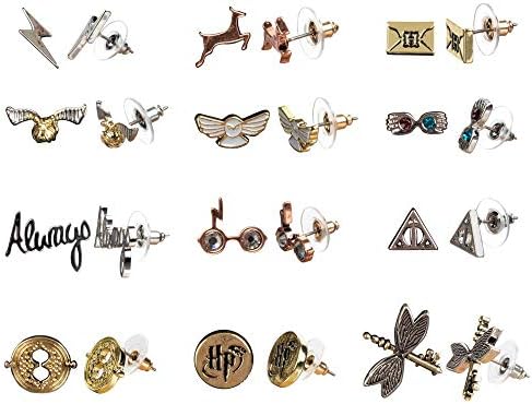 Harry Potter Hogwarts Symbols Fashion Earrings Set Amazon Sg Fashion