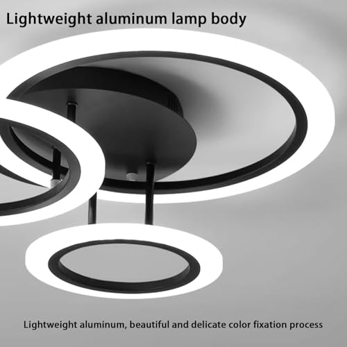 Lámpara de techo con control remoto para regular luz fría y cálida 2
