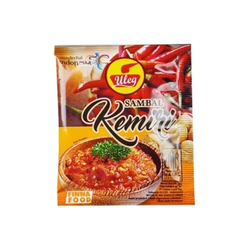 Uleg �E���O Sambal Kemiri �T���o�� �N�~�� �p�E�`���� �g���؂�^�C�v 18g×10�ܓ��� �C�O�����i [���s�A���i]
