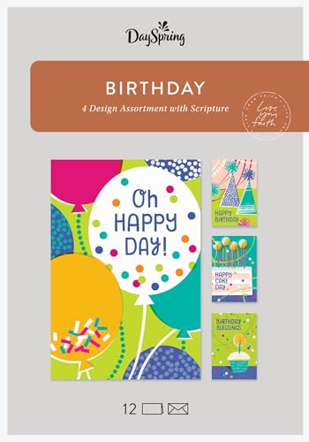 DaySpring Oh Happy Day Birthday Boxed Cards