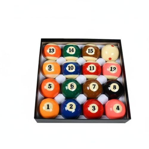 Bolas de billar americano duraderas de resina firme que no se desgastan, modelo TP-B109
