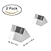 Eczixnczo Optical Glass Triangular Prism, 2 Pack 1.97 Inch Crystal Rainbow Maker for Photography Science Experiments Physics Teaching Light Spectrum11