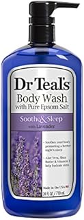Dr Teal's Pure Epsom Salt Body Wash Soothe & Sleep with Lavender 710 ml