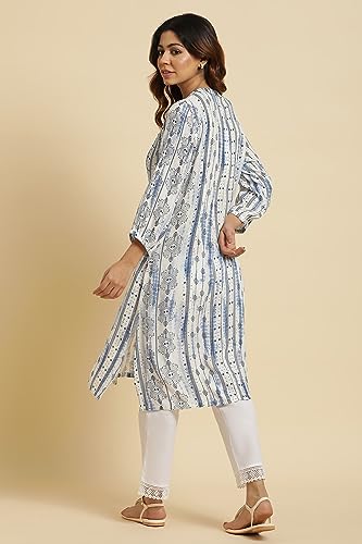 Image of W for Woman Women's Viscose Relaxed Fit Casual Kurta