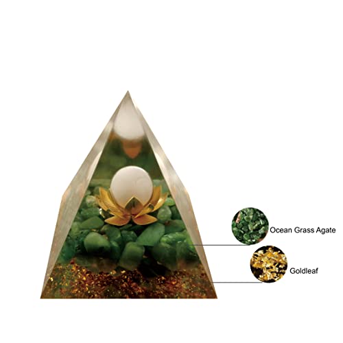 Orgonit Pyramide aus Kristall für Gesundheit und Energie