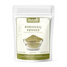 AEJESOP Organic Bhringraj Powder for Hair Growth, Eclipta Alba for Hair Growth, 7oz 200g