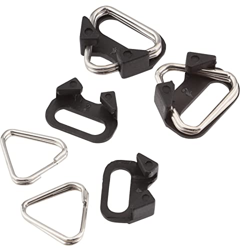 Hdagt Camera Strap Lug Ring,Stainless Steel Triangle Split Hook With Abs Cap For Belt Hook Lanyard For Fuji Camera Accessories Shoulder Strap (4Pcs) #TOP2