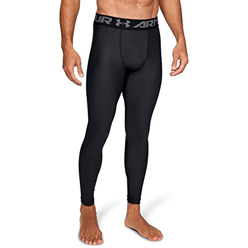 Under Armour Men's HeatGear Armour Compression Leggings LG Black