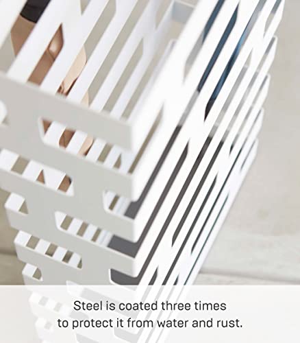 YAMAZAKI Home Brick Umbrella Stand - Storage for Umbrellas & Walking Canes - Steel - Holds 8 Umbrellas - Thumbnail 5