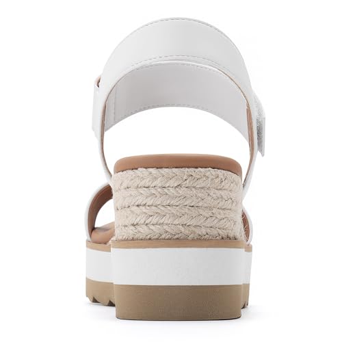 Image of Athlefit Women's Platform Ankle Strap Sandals