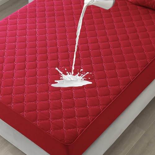 Waterproof Queen Mattress Protector, Fitted, Hypoallergenic