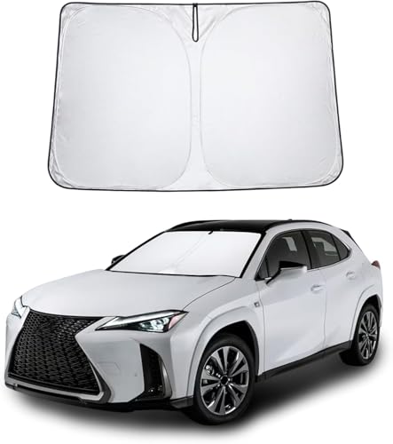 Image of Proadsy for Lexus UX 2019-2024 2025 2026 Windshield Sun Shade 4-Layer Foldable Front Sunshade Protector Sun Visor Blocks UV Rays Keep Car Cooler