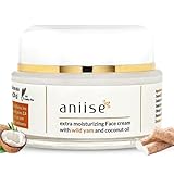 Aniise Wild Yam Extra Moisturizing Face Cream with Coconut Oil - Wild Yam Cream for Menopause & Menstrual Relief - Stabilizes Hormone Levels - Anti-Aging Cream for Very Dry Skin - 1 oz