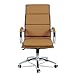 Alera ALENR4159 Neratoli 275 lbs. Capacity High-Back Sim Profile Chair - Beige/Chrome