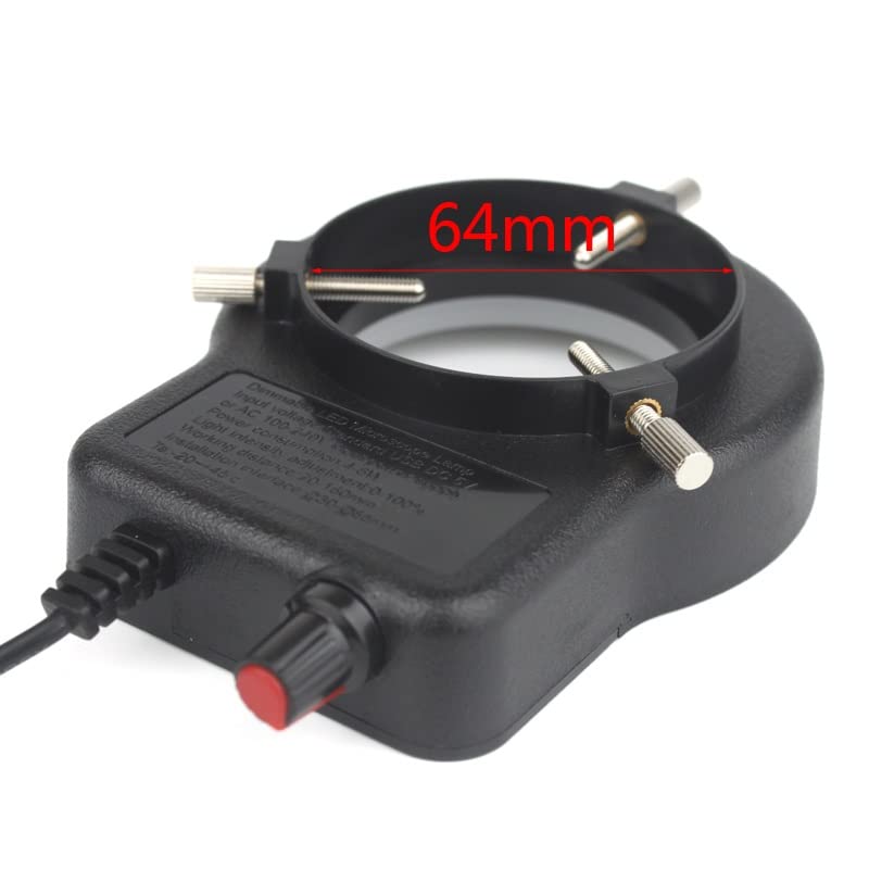 Lames de microscope et éclairage annulaire USB LED pour caméra et loupe - 4