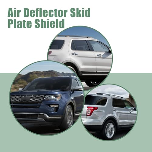 Image of FB5Z7810494A Skid Plate Shield Lower Air Deflector Compatible with 2011-2018 2019 Ford Explorer