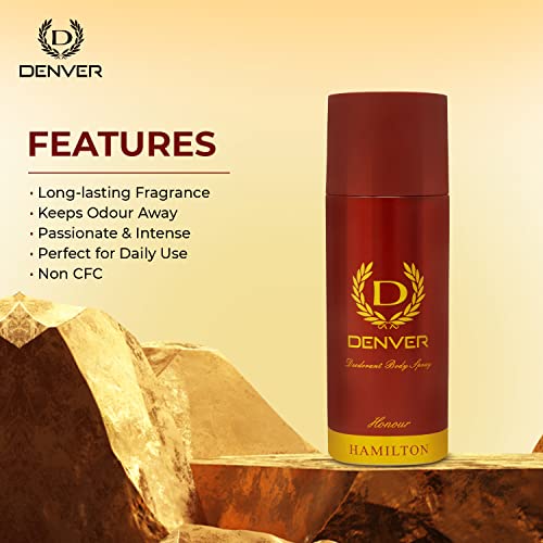 Image of Denver Caliber, Honour, & Imperial Nano Deodorant Spray for Men 50ml x 3