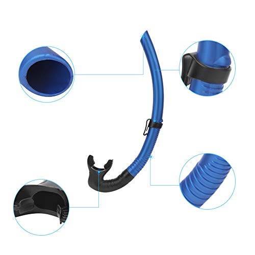 Lazmin112 Diving Breathing Tube, Snorkel Tube For Adults Underwater Breathing Tube Diving Swimming Accessories(blue) - Image 4