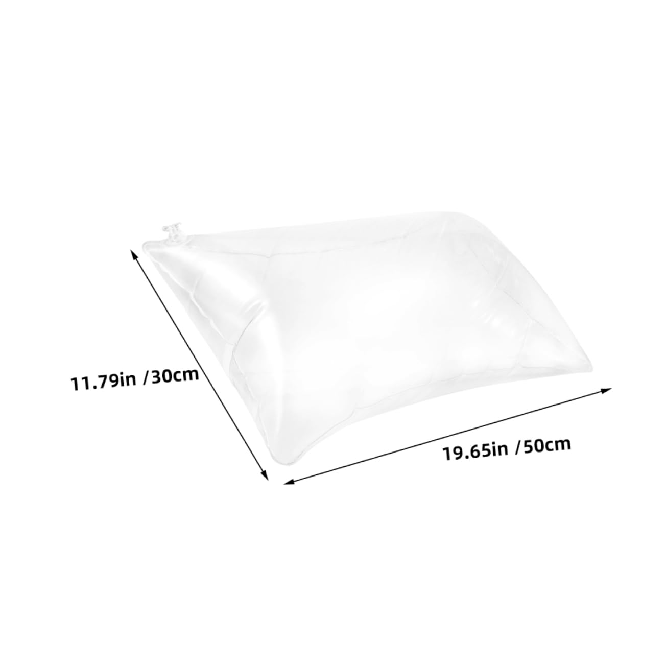 Cabilock 8piezas Almohadas Inflables Transparentes para Viajes Almohadas Ligeras De Aire Cojines De Camping Soporte Cervical Portátil y Práctico