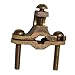 Morris 91656 90-Degree Copper Lay-In Direct Burial Rebar Clamp, 1/2-1-Inch