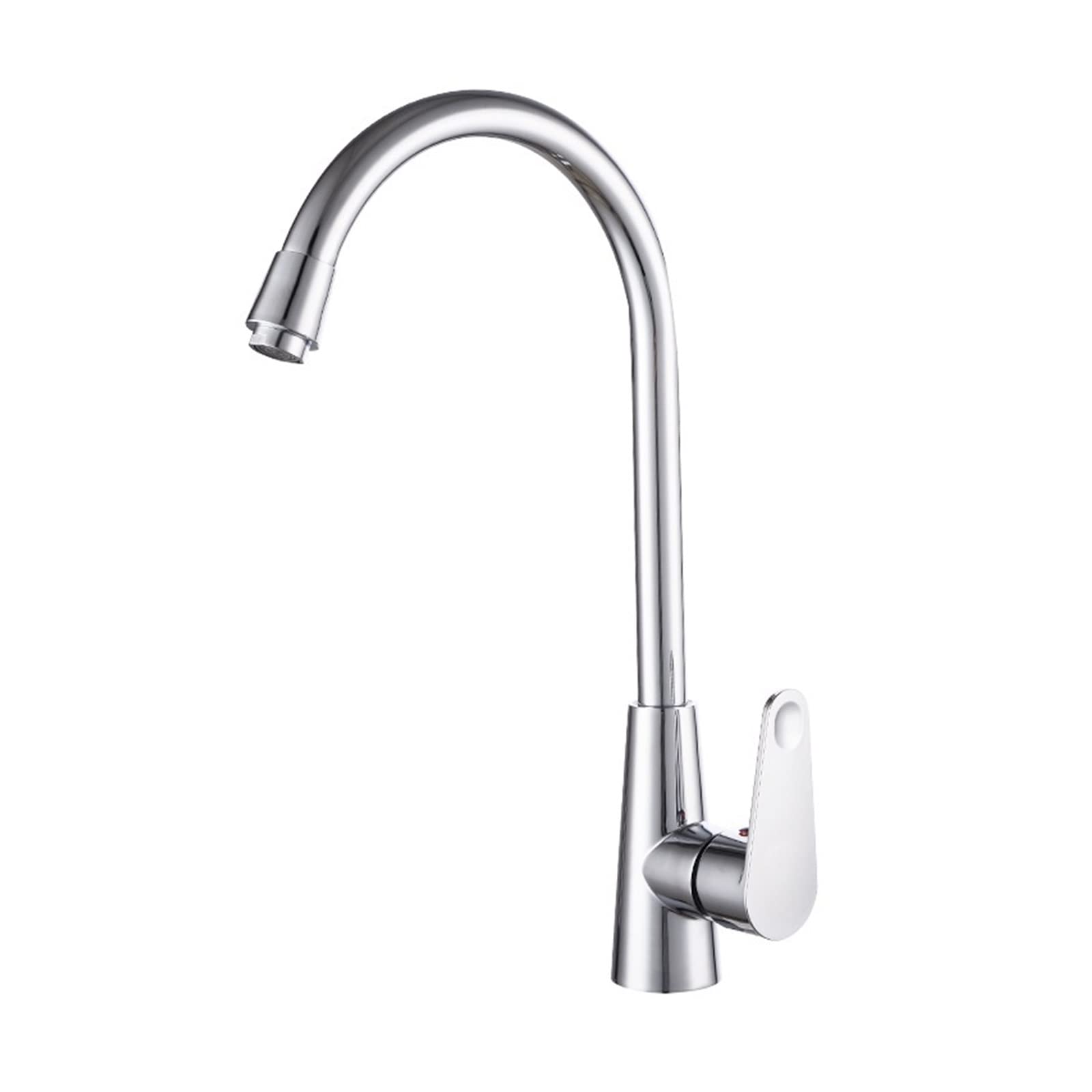 Robinet de cuisine mitigeur mécanique évier eau chaude froide finition chrome