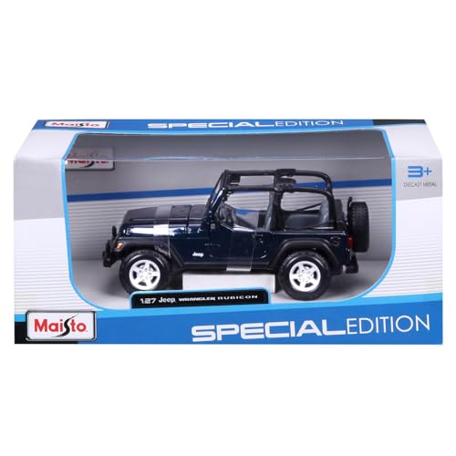 Maisto 1:27 Scale Jeep Wrangler Rubicon Diecast Vehicle (Colors May Vary) by Maisto - Image 9