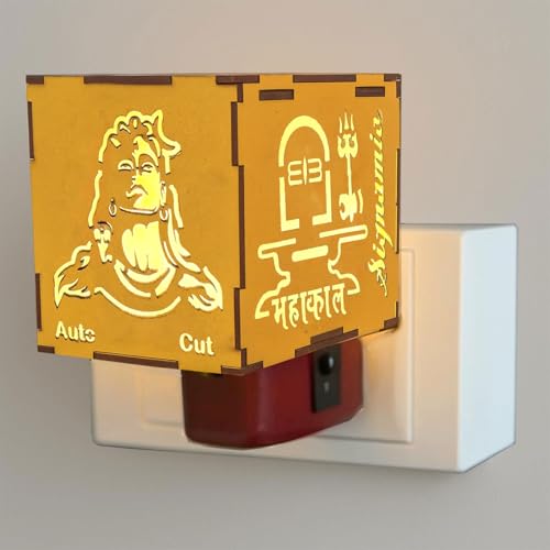 SIGNAMIO® Auto Cut Off Legno Incenso Aroma Kapoor Dhoop Adiyogi Shiva Canfora dani Diffusore di Olio kapuram Bruciatore con Lampada Notte Macchina Elettrica Supporto Del Basamento per Casa/Ufficio