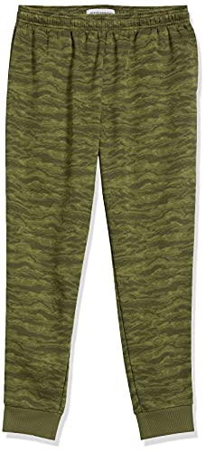 Image of Amazon Essentials Men's Relaxed Fit Fleece Joggers Sweatpants with Drawstring Waist, Tapered Leg, Ribbed Cuffs, Brushed Interior