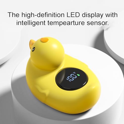 Image of PandaEar Baby Bath Thermometer, Digital Floating Duck for Infant Newborn, Baby Bath Tub Water Temperature Monitor