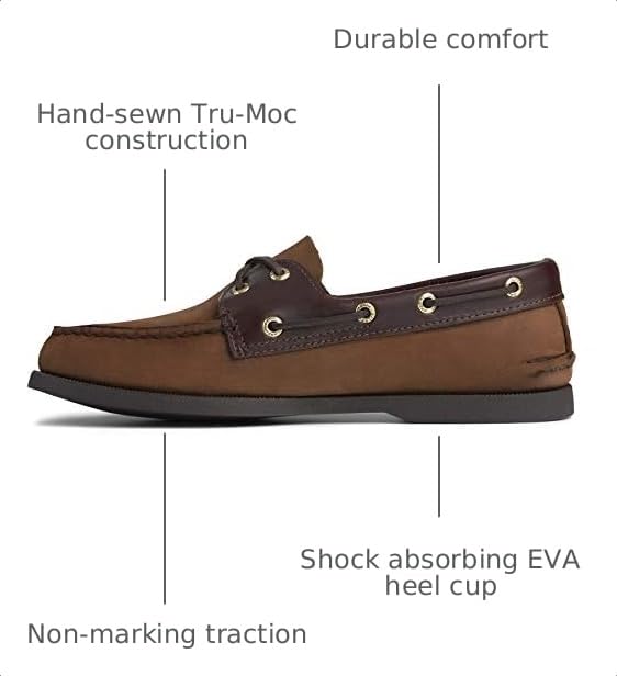 Image of Sperry Men's Authentic Original 2-Eye Leather Boat ShoeBoat Shoe