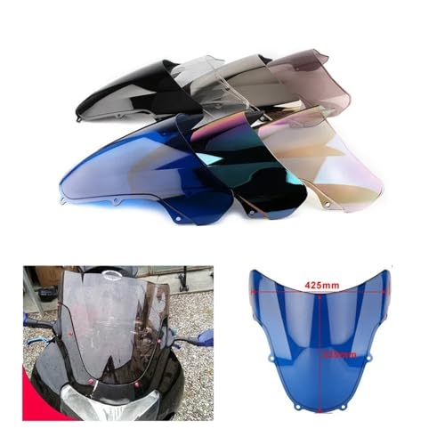 Pare-brise double bulle moto de qualité supérieure pour GSXR - 4